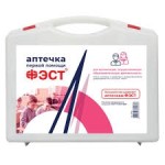 Аптечка первой помощи, Фэст 3778  с применением медицинских изделий в организациях осуществляющих образовательную деятельность (приказ мз №261н) полистирольный футляр