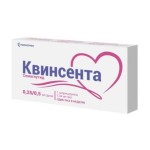 Квинсента, раствор для подкожного введения 0.25/0.5 мг/доза 1.5 мл 1 шт шприц-ручка