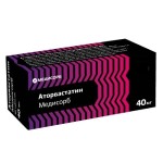 Аторвастатин Медисорб, таблетки покрытые пленочной оболочкой 40 мг 98 шт