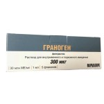 Граноген, раствор для внутривенного и подкожного введения 300 мкг/мл (30 млн.МЕ/мл) 1 мл 5 шт флаконы