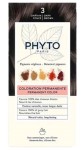 Крем-краска для волос, Phyto (Фито) 112 мл тон 3 темный шатен