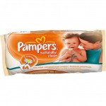 Салфетки влажные детские, Pampers (Памперс) №64 нейчерали клин сменный блок